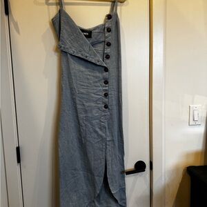Elegant Blue Women's Dress